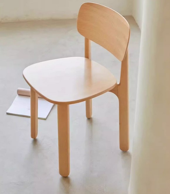Trendy 簡約現代實木餐椅