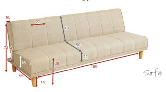 Nauti 多功能布藝梳化床