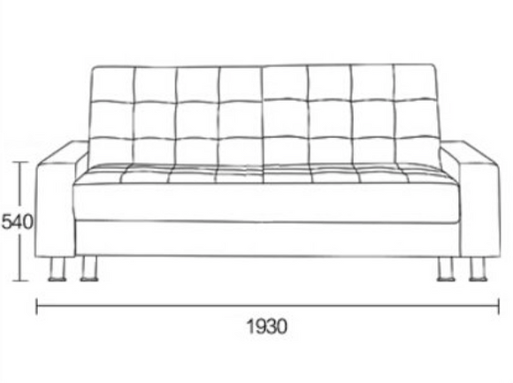 Linja 升級儲物梳化床連腳踏
