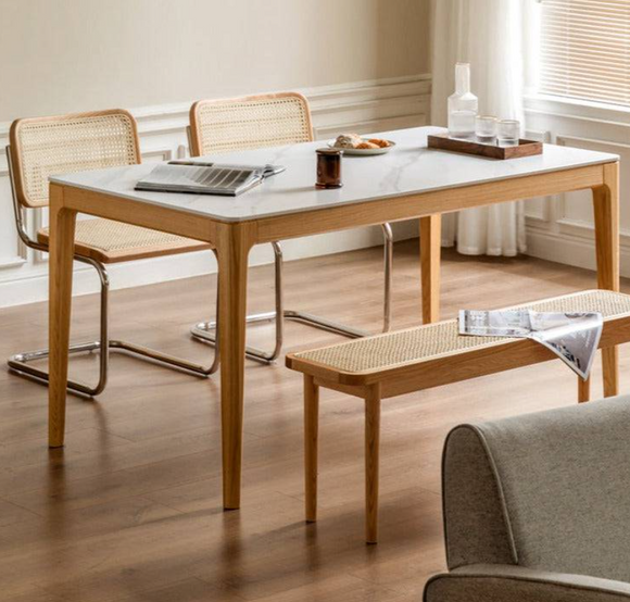 Sopu 橡木岩板餐桌