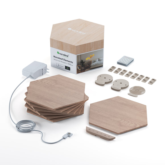 Nanoleaf Elements Hexagon 智能拼裝照明燈Starter Kit (7個六角形燈板)