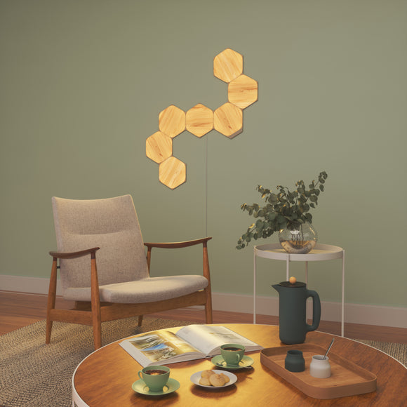 Nanoleaf Elements Hexagon 智能拼裝照明燈Starter Kit (7個六角形燈板)