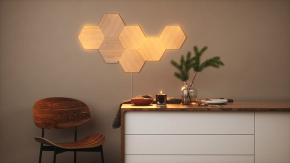 Nanoleaf Elements Hexagon 智能拼裝照明燈Starter Kit (7個六角形燈板)