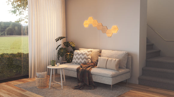 Nanoleaf Elements Hexagon 智能拼裝照明燈Starter Kit (7個六角形燈板)
