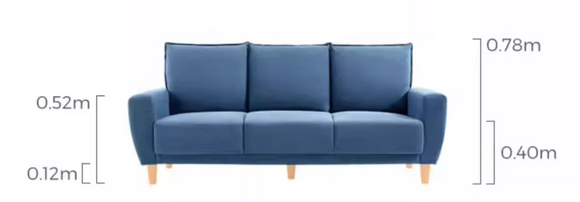 Viimea 簡約三人梳化