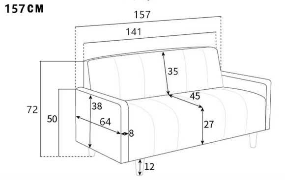 Kava 日式雙人沙發