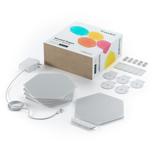 Nanoleaf Shapes Hexagons智能拼裝照明燈Smarter Kit (9個六角形燈板)