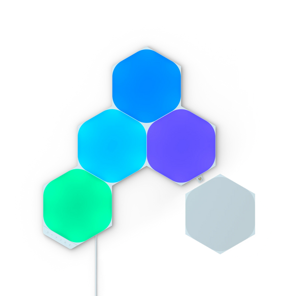 Nanoleaf Shapes Hexagons 智能拼裝照明燈 (5個六角形燈板Smarter Kit)