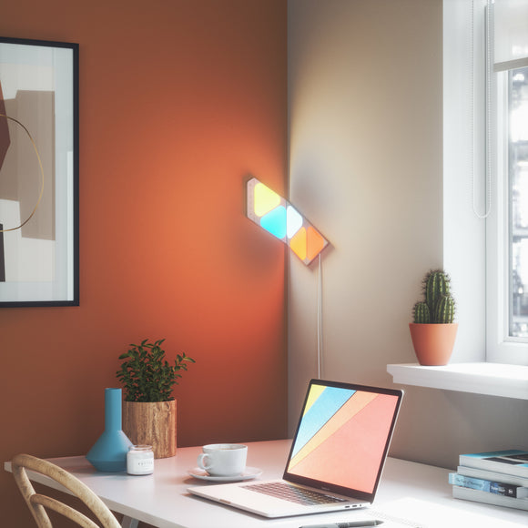 Nanoleaf Shapes Mini Triangle 智能拼裝照明燈 Smarter Kit (5個小型三角形燈板)