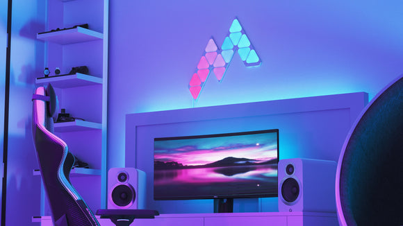 Nanoleaf Shapes Mini Triangle 智能拼裝照明燈 Smarter Kit (5個小型三角形燈板)