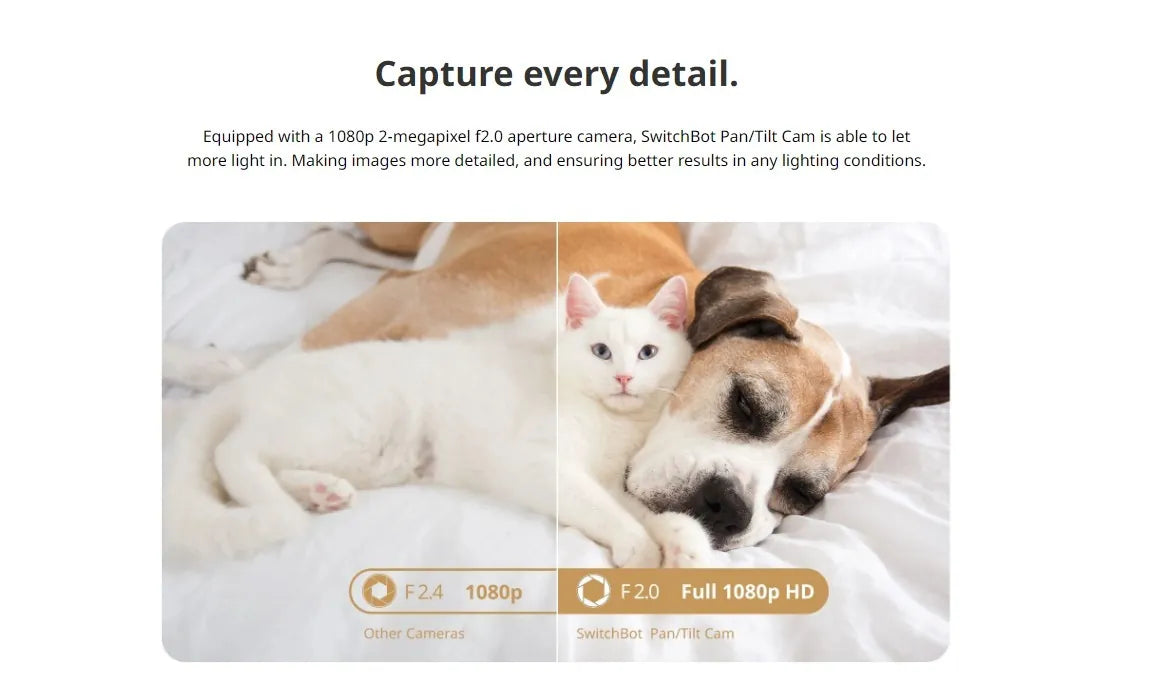 SwitchBot 360°鏡頭旋轉 WIFI智能室內智能攝影機 Pan/Tilt IP Cam 1080P