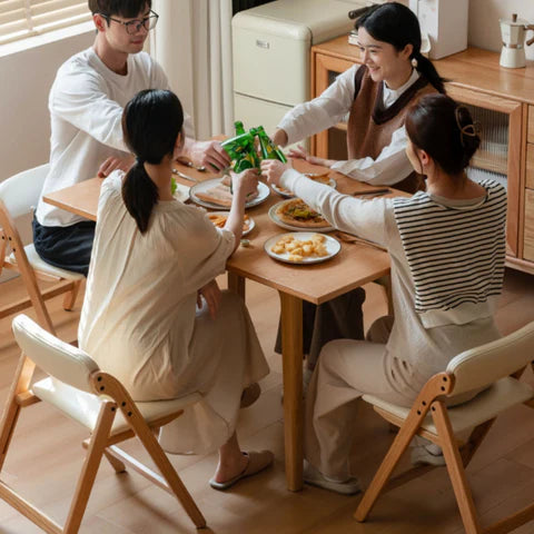 YA004 Banco 小戶型實木摺疊餐桌
