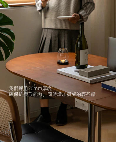 YA007 Creden 實木摺疊餐桌