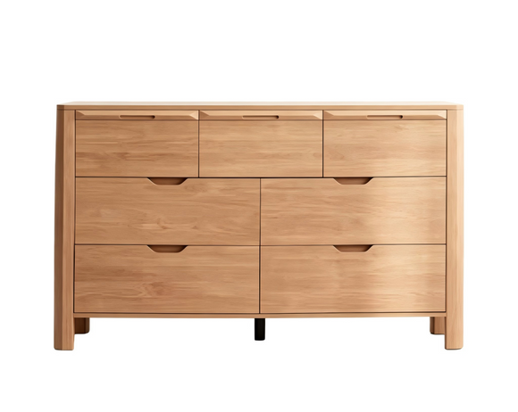 Bella 原木色七斗門橫櫃 Bedroom Cabinet