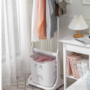 Dailyx 衣帽架+衣服籃 (附輪)-1