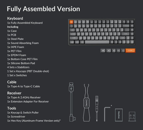 Keychron K2 Max QMK/VIA 無線客製化機械式鍵盤