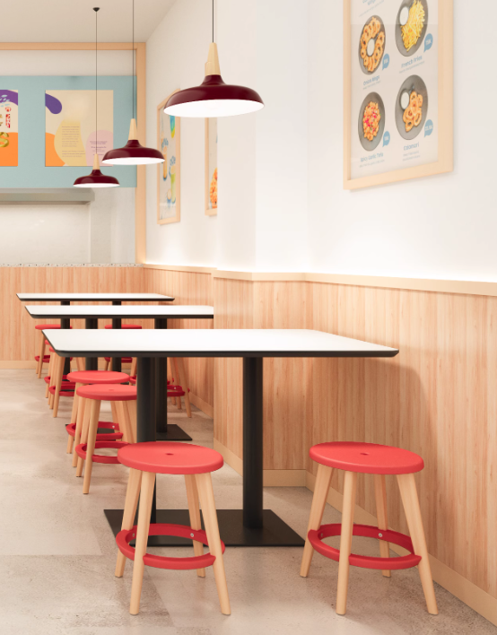 Modern 餐飲商用小圓櫈