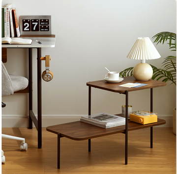 Buy walnut LH008 Aika Sofa Side Table