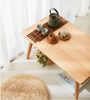 Luova 日式櫸木實木長方形茶几-4