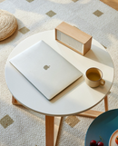 Aalto 日式橡膠木圓形茶几-3