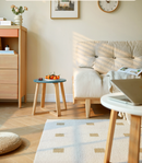 Aalto 日式橡膠木圓形茶几-7