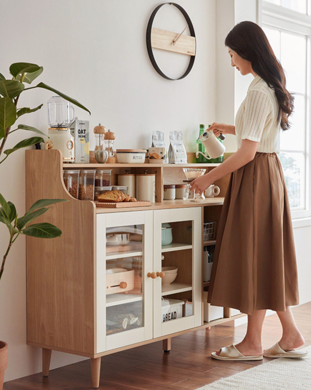 Aamu 靠牆客廳餐邊櫃 Storage Cabinet