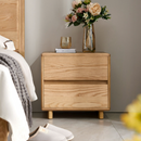 Havu 白蠟木雙層床頭櫃-2