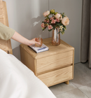 Havu 白蠟木雙層床頭櫃-5