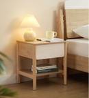 Aamu 日式收納床頭櫃-6