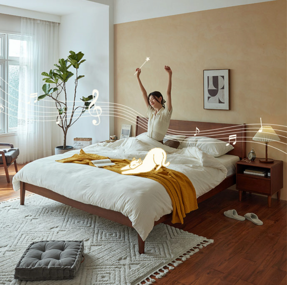 Sointu 實木單抽屜床頭櫃