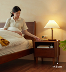 Sointu 實木單抽屜床頭櫃-5