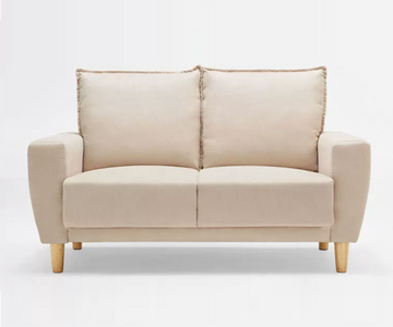 Sweet 蝸居簡約2座位小梳化-奶油色