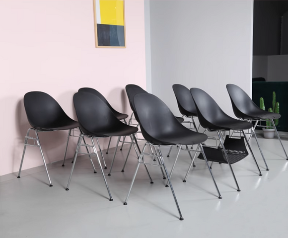 SC - 010 現代簡約鐵藝靠背休閒椅