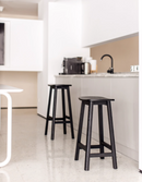 RaiseU 簡約白蠟木實木吧台椅-14