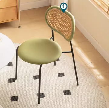 Buy green-nordic-rattan-dining-chair LC048 Kotiin 北歐藤編餐椅