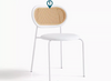 White - Nordic Rattan Dining Chair