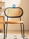 Brown - Nordic Rattan Dining Chair