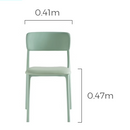 Tuki 小户型家用靠背餐椅-2