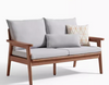 Walnut/Light Grey Double