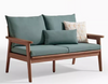Walnut / Ice Lake Green Double Room