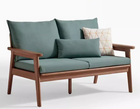 Walnut / Ice Lake Green Double Room