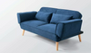 Blue sofa bed