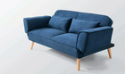 Blue sofa bed