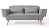 Gray sofa bed