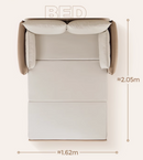 Lounge 折疊兩用地台沙發床-10