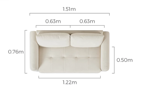 Swift 家居奶油風小沙發