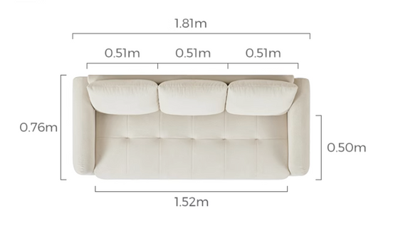 Swift 家居奶油風小沙發