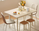 Dolce 白色折疊玻璃餐桌-5