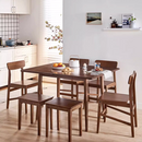 Fresco 胡桃木色折疊餐桌-1