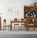 Grazia 胡桃木色實木餐桌組合-2